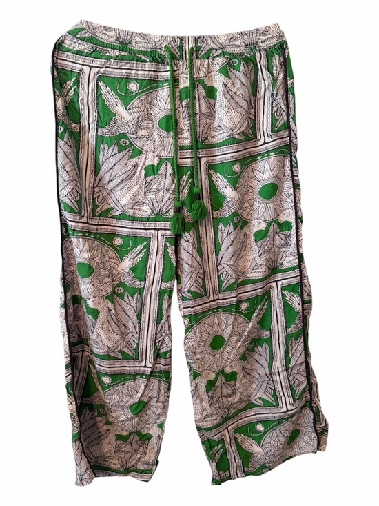 Anthropologie Other - Anthropologie Real Fun Wow Flannel Pajama Bottoms Green White Medium GUC G(002)